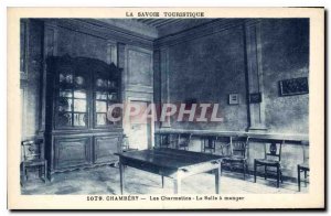 Old Postcard Chambery Charmettes The Dining Room