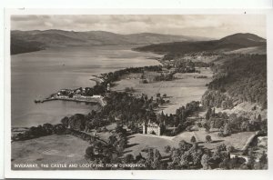 Scotland Postcard - Inveraray - Castle & Loch Fyne from Duniquaich   ZZ2325