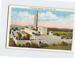 Postcard Liberty Memorial, Kansas City, Missouri