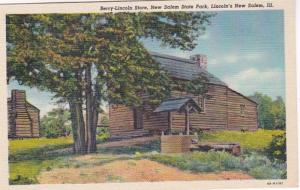 Illinois New Salem The Berry-Lincoln Store New Salem State Park Curteich