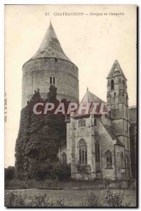 Old Postcard Chateaudun Donjon Chapel