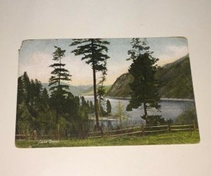 VINTAGE UNUSED LAKE SCENE  PENNY PC