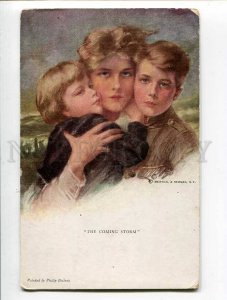 3053285 Coming Storm Mom & Kids by Philip BOILEAU old R&N 761