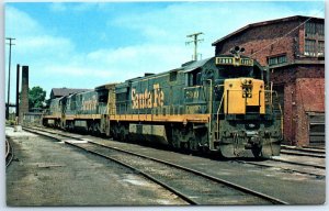 M-61272 Engine #7909 Santa Fe Round House Streator Illinois