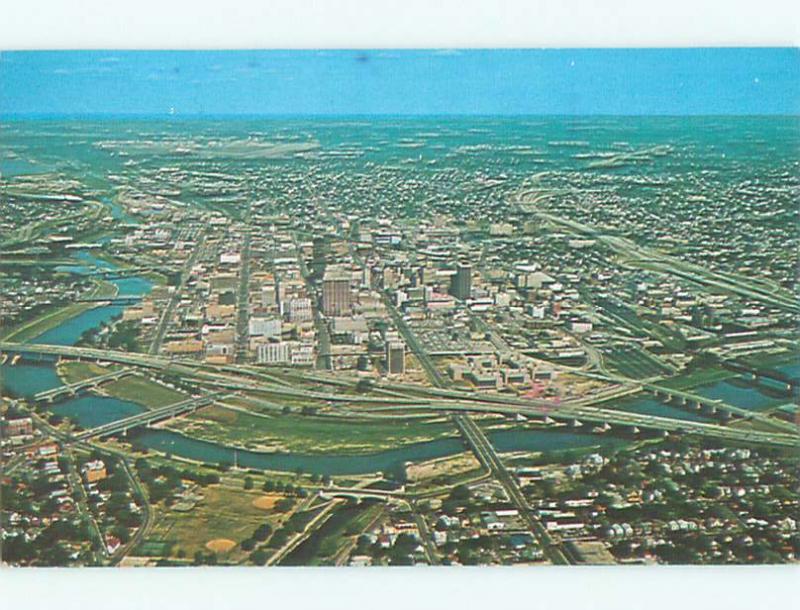 Pre-1980 AERIAL VIEW OF TOWN Dayton Ohio OH n3341