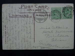 Devon HOLCOMBE Holcombe Road VILLAGE SCENE c1908 Postcard by Frith 49579