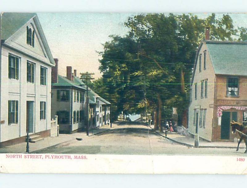 Pre-1907 HOUSES ON NORTH STREET Plymouth Massachusetts MA A0072