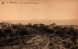 Belgian Congo Albertville Great Lakes Hill View Vintage Postcard 08.98