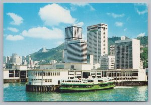 Ship~The Star Ferries Shuttle~Hone Kong Island~Continental Postcard 