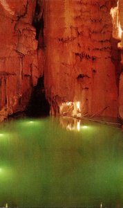 Crystal Lake In Mammoth Cave National Park Kentucky Postcard