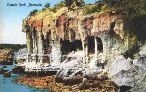 Bermuda Temple Rock Vintage Postcard 05.32