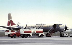 Trans air, Douglas DC â€“ seven Airplane Unused 