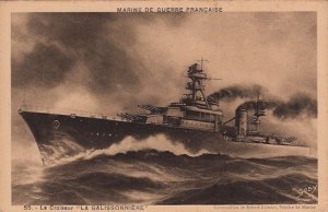 Postcard Ship Croiseur La Galissonniere