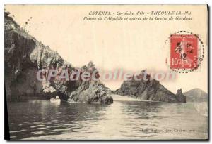 Postcard Old Esterel Corniche Golden Theoule A N tip of the needle and entran...