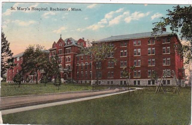 Minnesota Rochester St Mary's Hospital 1913