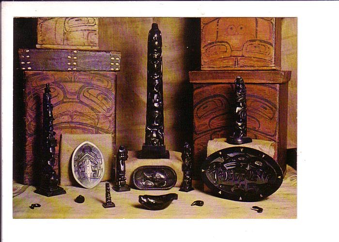 Argillite Carvings, Museum of Northern, Prince Rupert, British Columbia