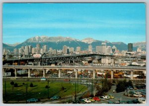 Granville Street Bridge, Vancouver British Columbia, Chrome Postcard