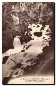 Old Postcard surroundings Salins les Bains Jura nans sous Sainte Anne Ravine ...