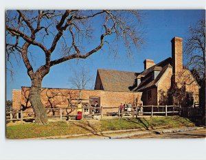 Postcard The Public Gaol, Williamsburg, Virginia