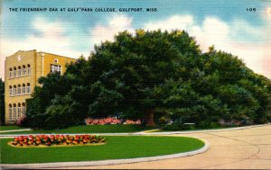 Mississippi Gulfport The Friendship Oak At Gulf Park College