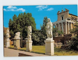 Postcard Detail, Roman Forum, Rome, Italy