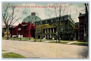 1910 20th Century Club And Jewish Synagogue Buffalo New York NY Posted Postcard
