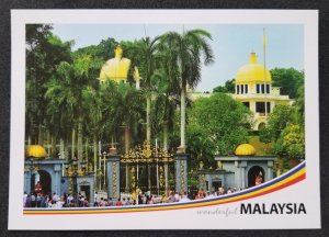 [AG] P337 Malaysia Kuala Lumpur King Royal Palace Jalan Istana (postcard) *New