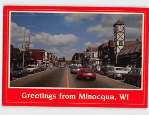 Postcard Greetings from Minocqua, Wisconsin