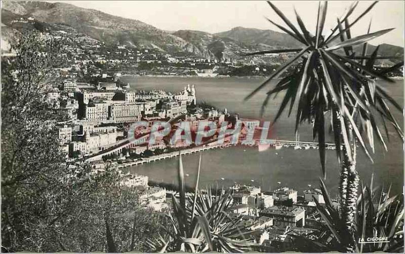 Modern Postcard Monaco Monte Carlo View to