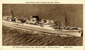 CPA AK Motor Vessel Stirling Castle - Union-Castle Line SHIPS (911317)