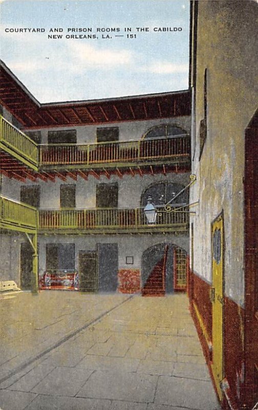 Courtyard and Prison Rooms in the Cabildo New Orleans, Louisiana, USA Unused 