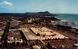 Hawaii Waikiki Aerial View Ala Moana Shopping Center