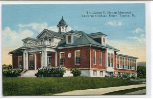 George E Holton Memorial Lutheran Orphans Home Topton Pennsylvania postcard