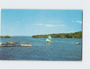 Postcard - Lake Winnisquam - New Hampshire