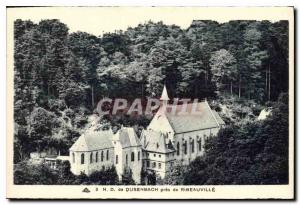 Old Postcard Our Lady of Dusenbach near Ribeauville