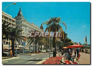 Postcard Modern French Riviera Alpes Maritimes Cannes Croisette and the Hotel...