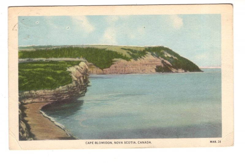 Cape Blomidon, Nova Scotia, Used 1947