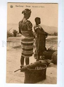 247408 Bas Congo Bangu black Pottery Merchant Vintage postcard