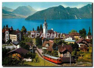 Modern Postcard Vitznau am Vierwaldstaettersee