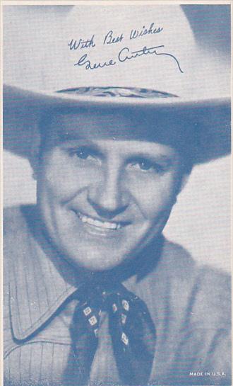 Cowboy Arcade Card Gene Autry