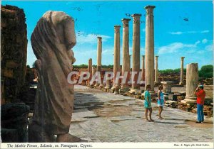 Modern Postcard The Marble Forum Cyprus Salamis Famagusta Cyprus nr