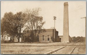 CLAY CENTER KS CITY WATER PLANT ANTIQUE REAL PHOTO POSTCARD RPPC