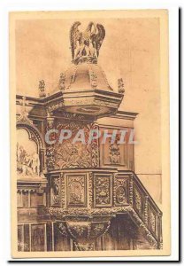 Perigueux Old Postcard Church of Saint Etienne de la Cite THE pulpit