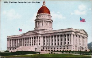 Utah State Capitol Salt Lake City Utah Postcard C215