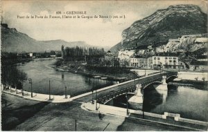 CPA GRENOBLE Pont de la Porte de France l'Isere et le Casque de Néron (685770)