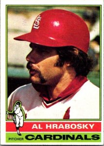1976 Topps Baseball Card Al Hrabosky St Louis Cardinals  sk12339