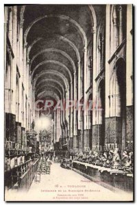 Postcard Old Toulouse Interior De La Basilique St Sernin