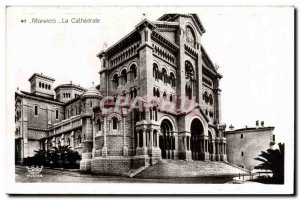 Old Postcard Monaco La Cathedrale