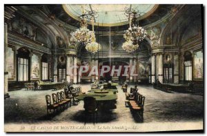 Old Postcard Casino de Monte Carlo's Salle Schmidt