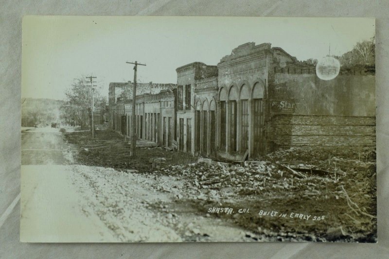 RPPC Shasta, Calif. Built in Early 50's Vintage Postcard F71 